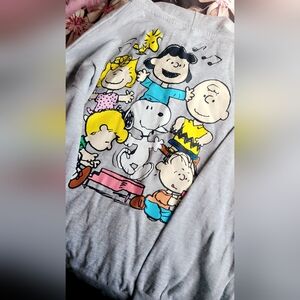 Large Peanuts Zip Up Hoodie